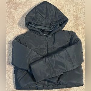 PrettyLittleThing Crop Puffer Jacket